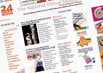 Fig 2: The 24 Hour Museum homepage